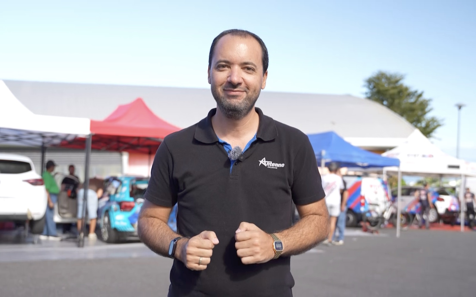 Anthony Rivière au Bon Anniversaire Tour Auto de La Réunion